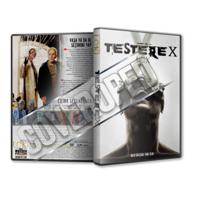 Testere X - Saw X - 2023 Türkçe Dvd Cover Tasarımı